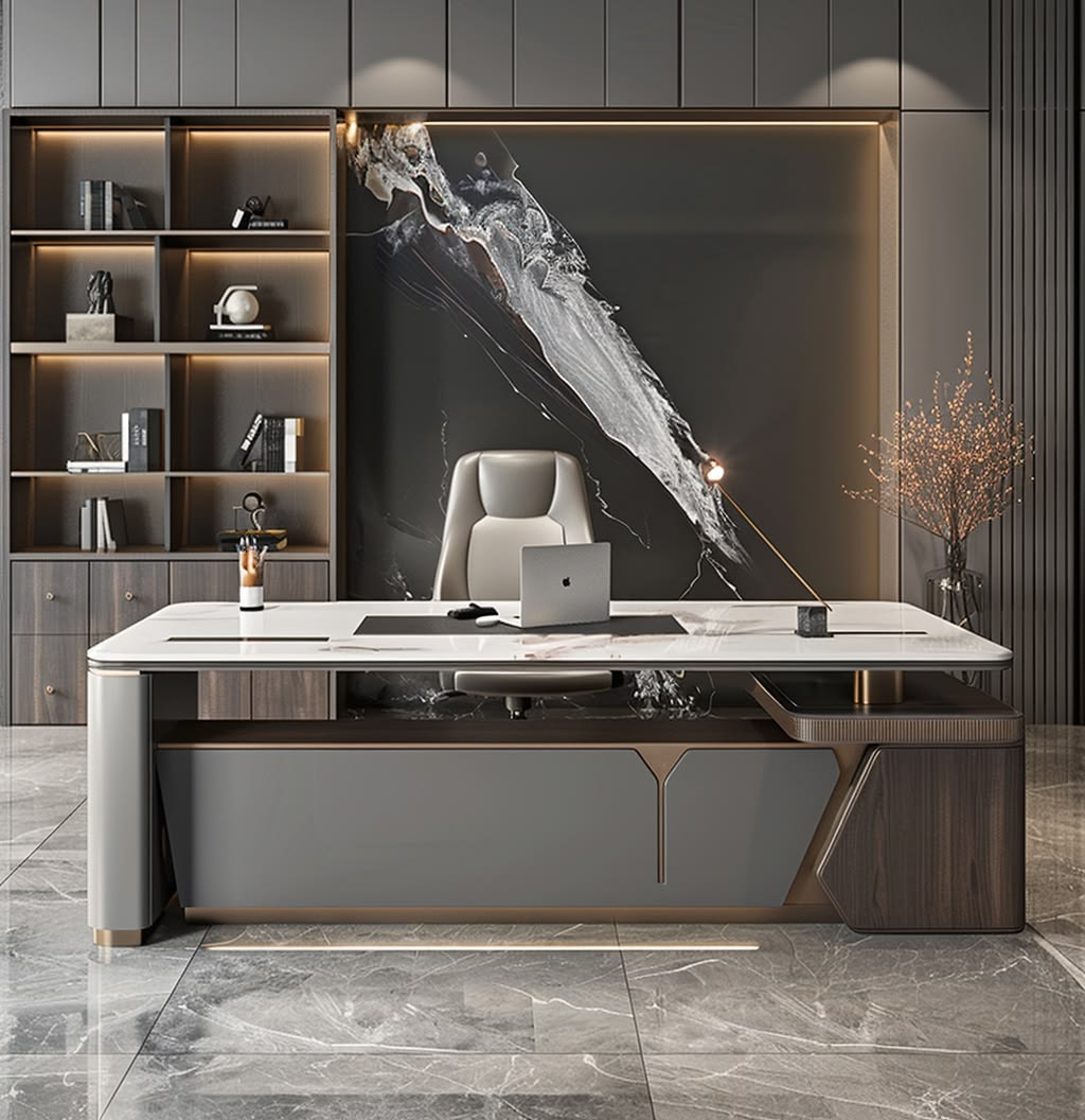 Luxury Executive Suite featuring Integrated Cove Lighting & Executive Chandelier #70